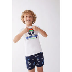 254002  Conjunto bebé niño Street Monkey. ROPA PARA BEBES ,PREMAMA Y COLEGIAL - DE 0 5 AÑOS INFANTIL VERANO NIÑO Conjuntos .