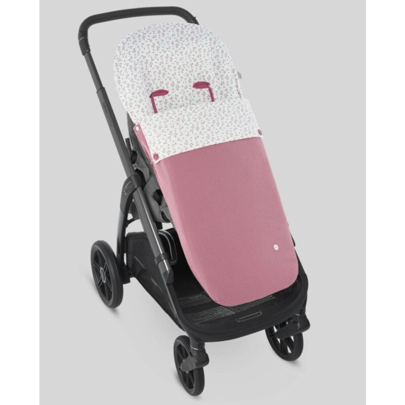 047 182310 SACO SILLA UNIVERSAL "CHERRY"  PAZ RODRIGUEZ. COCHECITOS-CARRICOCHES PARA BEBE SACOS Y TEXTILES SILLA PASEO VERANO