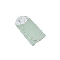071 182351 SACO NANA REDONDA "PALMAS"  PAZ RODRIGUEZ. COCHECITOS-CARRICOCHES PARA BEBE SACOS Y TEXTILES DE CAPAZO SOBRE PUNTO .