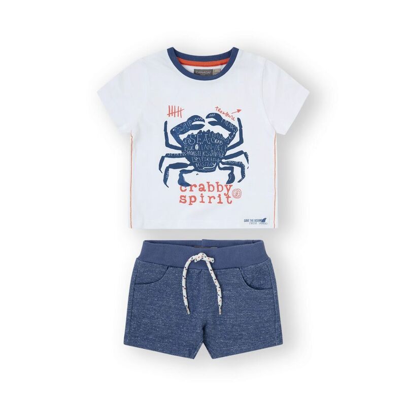 25352530 Conjunto bebe crabby boy Canada. ROPA PARA BEBES ,PREMAMA Y COLEGIAL - DE 0 5 AÑOS INFANTIL VERANO NIÑO Conjuntos .