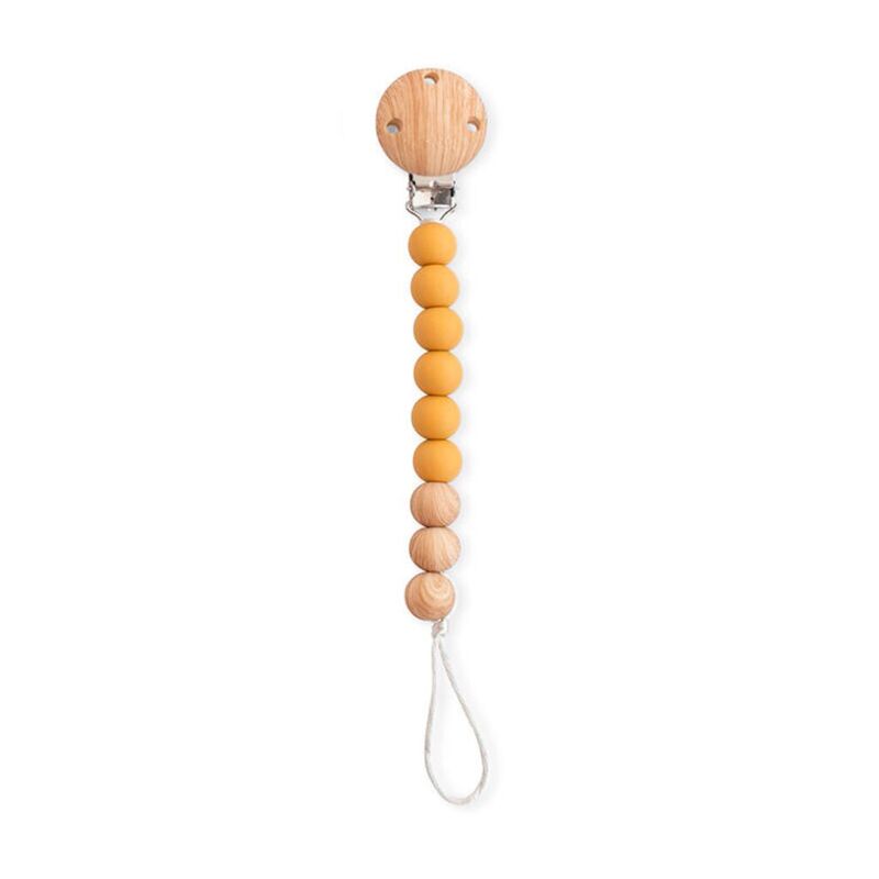 1438 Cadenita Portachupete "Woody" SARO. PUERICULTURA Y COMPLEMENTOS PARA BEBES - COMIDA PORTEO LACTANCIA TETINAS ACCESORIOS