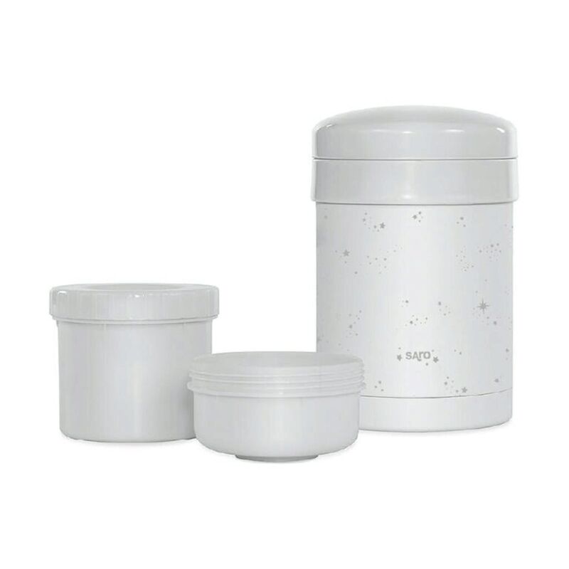 5239 Papillero con secciones Saro. PUERICULTURA Y COMPLEMENTOS PARA BEBES - COMIDA TERMOS RECIPIENTES . Color GRIS . 