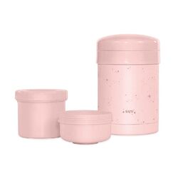 5239 Papillero con secciones Saro. PUERICULTURA Y COMPLEMENTOS PARA BEBES - COMIDA TERMOS RECIPIENTES . Color Rosa. 