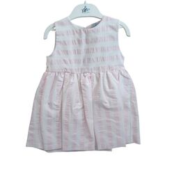 25AB-21 VESTIDO BEBE RAM RAYAS ROSA SARDÓN. ROPA PARA BEBES ,PREMAMA Y COLEGIAL - DE 0 5 AÑOS INFANTIL VERANO NIÑA Vestidos .
