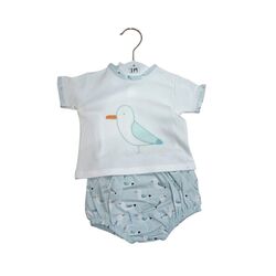 25CB 534 Conjunto dos piezas Braga farm Menorca Sardón. ROPA PARA BEBES ,PREMAMA Y COLEGIAL - DE 0 5 AÑOS INFANTIL VERANO