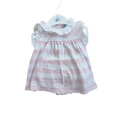 25CB-501 JESUSITO FAM RAYAS ROSA SARDÓN. ROPA PARA BEBES ,PREMAMA Y COLEGIAL - DE 0 5 AÑOS INFANTIL VERANO NIÑA Vestidos .