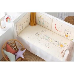 20260410 EDREDON+PROT.60X120 202 FUNNY 604 10 B/LINO COIMASA. MOBILIARIO Y DECORACION PARA BEBE - ROPA CUNA MINICUNA EDREDONES