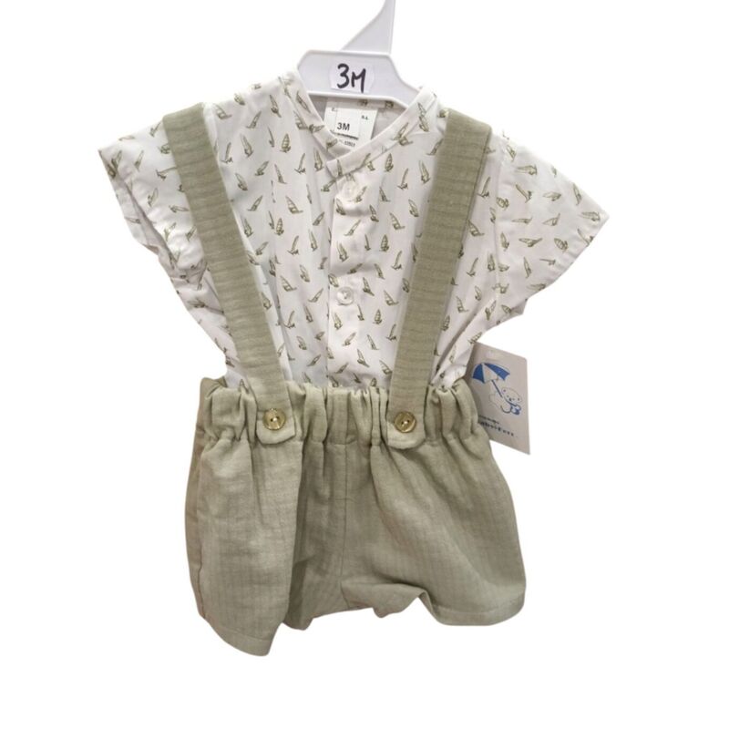 25011 Conjunto niño babyferr. ROPA PARA BEBES ,PREMAMA Y COLEGIAL - DE 0 5 AÑOS INFANTIL VERANO NIÑO Conjuntos . TALLAS 3 meses.