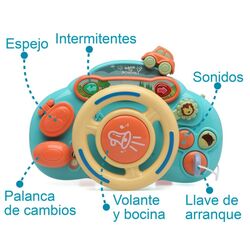 3936 Volante de juguete musical con sonidos kiokids. JUGUETES PARA BEBE - PRIMEROS . Color 0. 
