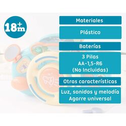 3936 Volante de juguete musical con sonidos kiokids. JUGUETES PARA BEBE - PRIMEROS . Color 0. 
