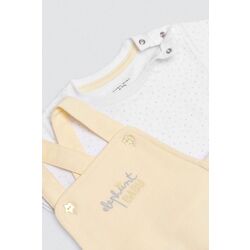 25406 Conjunto bebé peto y camiseta manga corta Elephant YSABEL MORA. ROPA PARA BEBES ,PREMAMA Y COLEGIAL - DE 0 5 AÑOS INFANTIL