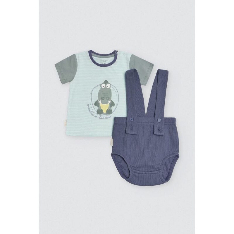 25576 Conjunto bebé camiseta manga corta algodón y culetín con tirantes Crocodino YSABEL MORA. ROPA PARA BEBES ,PREMAMA Y 25576 Conjunto bebé camiseta manga corta algodón y culetín con tirantes Crocodino YSABEL MORA. ROPA PARA BEBES ,PREMAMA Y