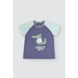 25577 Conjunto bebé 3 piezas camiseta, short y bandana Crocodino YSABEL MORA. ROPA PARA BEBES ,PREMAMA Y COLEGIAL - DE 0 5 AÑOS
