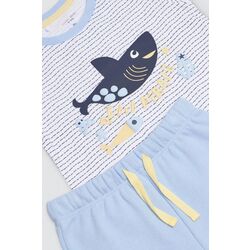 25582 Conjunto bebé camiseta manga corta de rayas y short YSABEL MORA. ROPA PARA BEBES ,PREMAMA Y COLEGIAL - DE 0 5 AÑOS