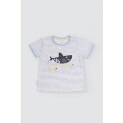 25582 Conjunto bebé camiseta manga corta de rayas y short YSABEL MORA. ROPA PARA BEBES ,PREMAMA Y COLEGIAL - DE 0 5 AÑOS