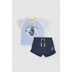 25583 Conjunto bebé camiseta manga corta estampada y short YSABEL MORA. ROPA PARA BEBES ,PREMAMA Y COLEGIAL - DE 0 5 AÑOS