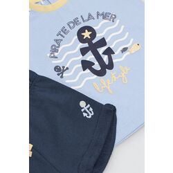 25583 Conjunto bebé camiseta manga corta estampada y short YSABEL MORA. ROPA PARA BEBES ,PREMAMA Y COLEGIAL - DE 0 5 AÑOS