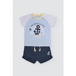 25583 Conjunto bebé camiseta manga corta estampada y short YSABEL MORA. ROPA PARA BEBES ,PREMAMA Y COLEGIAL - DE 0 5 AÑOS