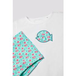 97075 Set bebé bañador bóxer peces y camiseta  Isabel mora. ROPA PARA BEBES ,PREMAMA Y COLEGIAL - DE 0 5 AÑOS INFANTIL VERANO