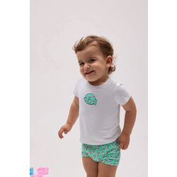 97075 Set bebé bañador bóxer peces y camiseta  Isabel mora. ROPA PARA BEBES ,PREMAMA Y COLEGIAL - DE 0 5 AÑOS INFANTIL VERANO