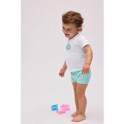 97075 Set bebé bañador bóxer peces y camiseta  Isabel mora. ROPA PARA BEBES ,PREMAMA Y COLEGIAL - DE 0 5 AÑOS INFANTIL VERANO