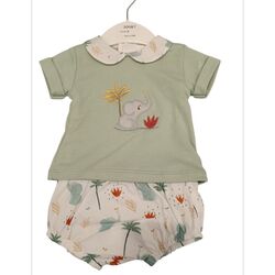 30987 CONJUNTO 2PZAS. BEBE CREACIONES TONY. ROPA PARA BEBES ,PREMAMA Y COLEGIAL - DE 0 5 AÑOS INFANTIL VERANO NIÑO Conjuntos
