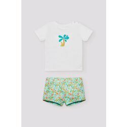 97080 Set bebé bañador bóxer palmeras y camiseta niño ysabel mora. ROPA PARA BEBES ,PREMAMA Y COLEGIAL - DE 0 5 AÑOS INFANTIL
