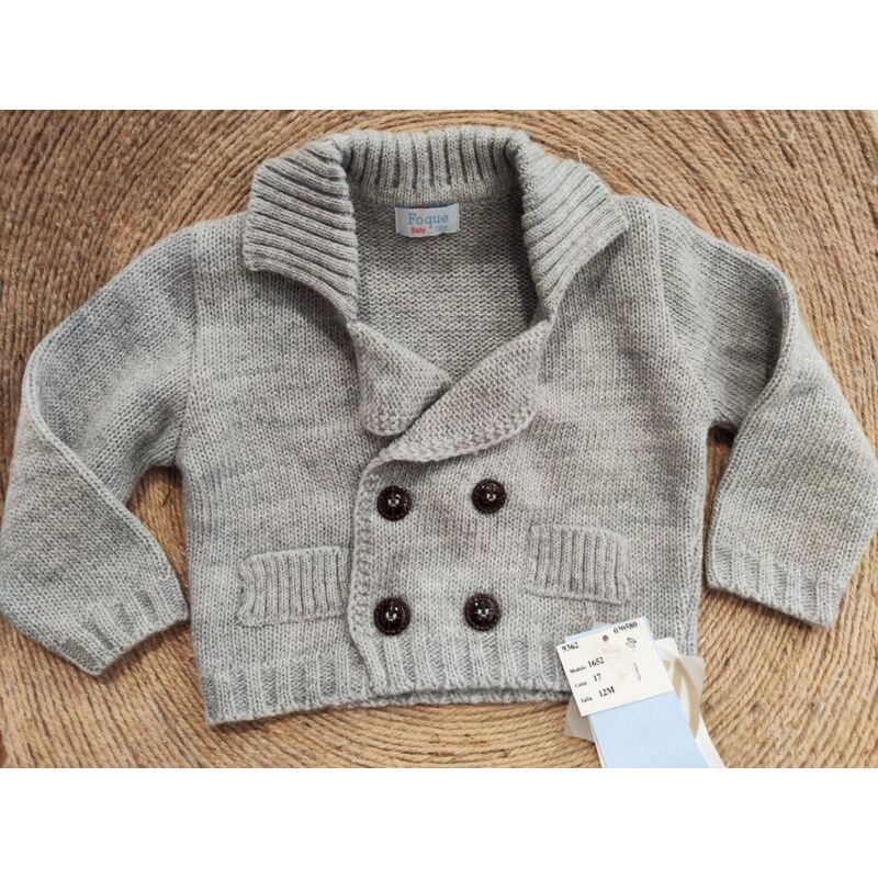 1652 CHAQUETA CRUZADA NIÑO FOQUE. ROPA PARA BEBES ,PREMAMA Y COLEGIAL - DE 0 5 AÑOS INVIERNO NIÑO Cazadoras Americanas OUTLET .