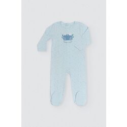 25565 Pelele bebé manga larga Ocean Tales azul YSABEL MORA. ROPA PARA BEBES ,PREMAMA Y COLEGIAL - DE 0 5 AÑOS INTERIOR Pijamas