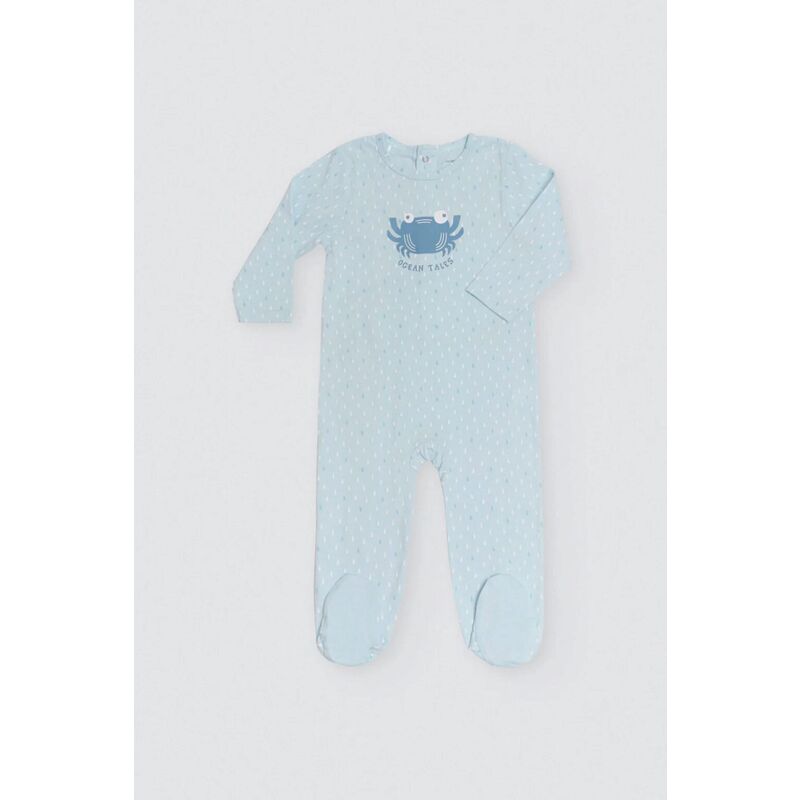 25565 Pelele bebé manga larga Ocean Tales azul YSABEL MORA. ROPA PARA BEBES ,PREMAMA Y COLEGIAL - DE 0 5 AÑOS INTERIOR Pijamas