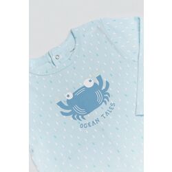 25565 Pelele bebé manga larga Ocean Tales azul YSABEL MORA. ROPA PARA BEBES ,PREMAMA Y COLEGIAL - DE 0 5 AÑOS INTERIOR Pijamas