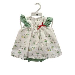 25129 Chambrita bebé babyferr. ROPA PARA BEBES ,PREMAMA Y COLEGIAL - DE 0 5 AÑOS INFANTIL VERANO NIÑA Vestidos . TALLAS 1M. 