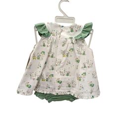 25129 Chambrita bebé babyferr. ROPA PARA BEBES ,PREMAMA Y COLEGIAL - DE 0 5 AÑOS INFANTIL VERANO NIÑA Vestidos . TALLAS 1M. 