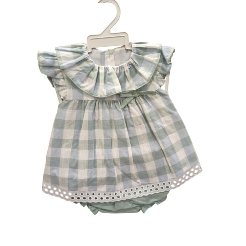 25131 Chambrita placita bebé babyferr. ROPA PARA BEBES ,PREMAMA Y COLEGIAL - DE 0 5 AÑOS INFANTIL VERANO NIÑA Vestidos . TALLAS