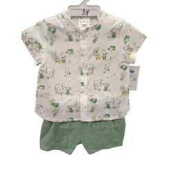 25223 Conjunto de pantalón ranita y blusa babyferr. ROPA PARA BEBES ,PREMAMA Y COLEGIAL - DE 0 5 AÑOS INFANTIL VERANO NIÑA