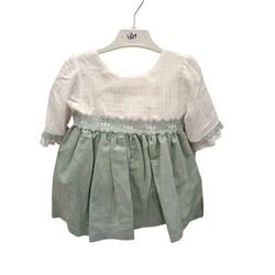 25500 Vestido babyferr. ROPA PARA BEBES ,PREMAMA Y COLEGIAL - DE 0 5 AÑOS INFANTIL VERANO NIÑA Vestidos BAUTIZO . TALLAS 2 años.
