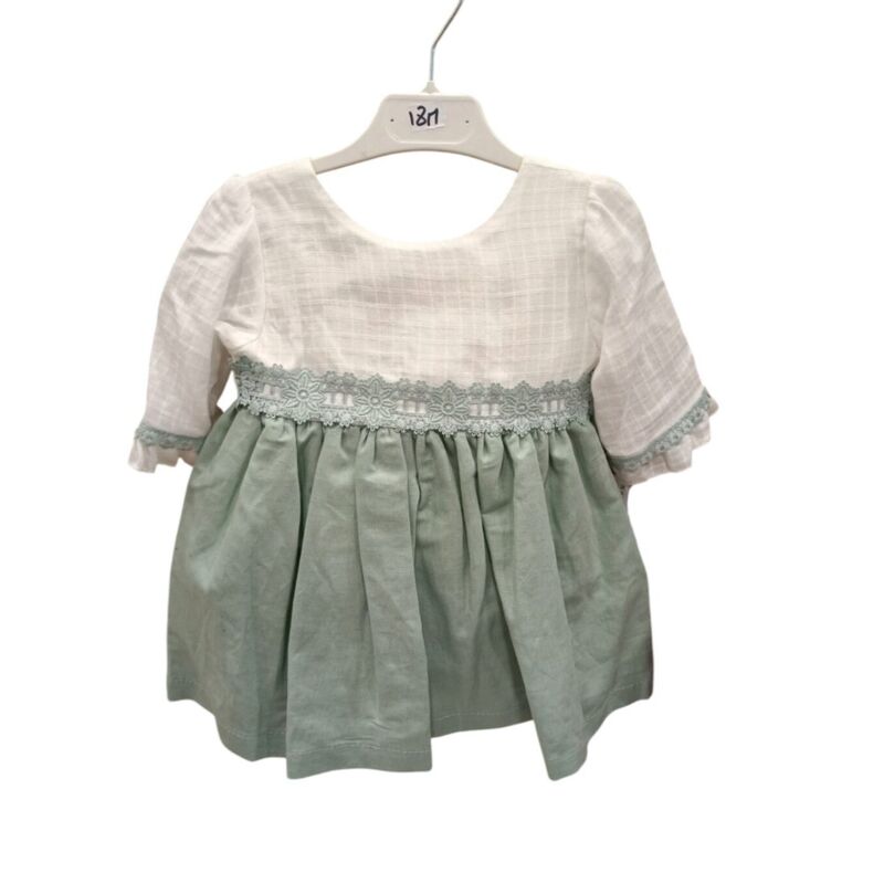 25500 Vestido babyferr. ROPA PARA BEBES ,PREMAMA Y COLEGIAL - DE 0 5 AÑOS INFANTIL VERANO NIÑA Vestidos BAUTIZO . TALLAS 2 años.