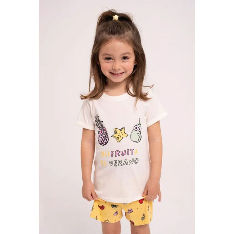 610030  MDM-PIJAMA VERANO NIÑA MUYDEMI. ROPA PARA BEBES ,PREMAMA Y COLEGIAL - DE 0 5 AÑOS INTERIOR Pijamas Niña . TALLAS 2 años.