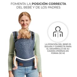 Mochila Portabebé NINO. PUERICULTURA Y COMPLEMENTOS PARA BEBES - PORTEO LACTANCIA MOCHILAS PORTABEBE FULARES . Color Azul. 
