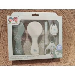 1091  NECESER JUEGO DE CUIDADOS INFANTIL 5 PZ GAMBERRITOS. PUERICULTURA Y COMPLEMENTOS PARA BEBES - BAÑO ACCESORIOS DE . Color
