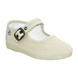 56-105 LONA DE HEBILLA NIÑA ARENA MOTESA. ZAPATOS PARA BEBE - ZAPATILLAS DE LONETAS CALZADO NIÑA . CALZADO 20. 