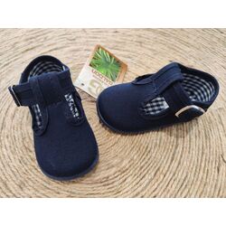 70-535 ZAPATILLA NIÑO AZUL MOTESA. ZAPATOS PARA BEBE - ZAPATILLAS DE LONETAS . CALZADO 17. 