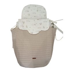 7200--TELMAP SACO CAPAZO REVERSIBLE  TELMA PIEDRA UZTURRE. COCHECITOS-CARRICOCHES PARA BEBE SACOS Y TEXTILES SILLA PASEO VERANO