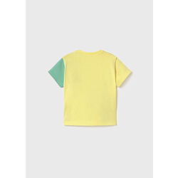 1037 Camiseta m/c Mayoral. ROPA PARA BEBES ,PREMAMA Y COLEGIAL - DE 0 5 AÑOS INFANTIL VERANO NIÑA NIÑO Camisetas . Color LIMON