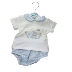 30996  CONJUNTO DE DOS PIEZAS BEBE NIÑO TONY. ROPA PARA BEBES ,PREMAMA Y COLEGIAL - DE 0 5 AÑOS INFANTIL VERANO Conjuntos Ranita