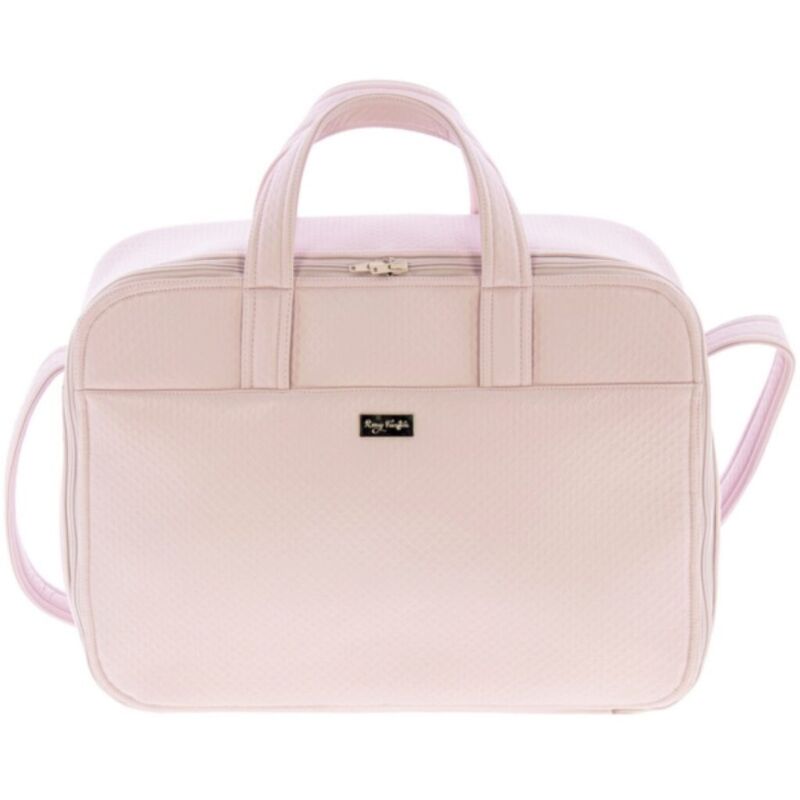 4005C MALETA DE CLINICA GRANDE ROSA EMPOLVADO ARTESANIA ROSY. COCHECITOS-CARRICOCHES PARA BEBE SACOS Y TEXTILES BOLSOS ,TALEGAS