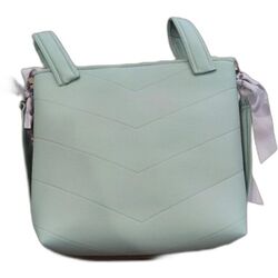 661134 TALEGA POLIPIEL ARTESANIA ROSY. COCHECITOS-CARRICOCHES PARA BEBE SACOS Y TEXTILES BOLSOS ,TALEGAS MALETAS . Color verde. 