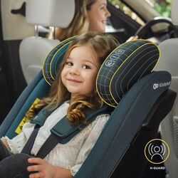 Silla de Coche I GUARD kinderckraft. SILLAS DE AUTO PARA BEBE - Grupo 0+/1 (hasta 18 kg) contramarcha bebes y 25kg . Color Azul.