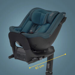 Silla de Coche I GUARD kinderckraft. SILLAS DE AUTO PARA BEBE - Grupo 0+/1 (hasta 18 kg) contramarcha bebes y 25kg . Color Azul.