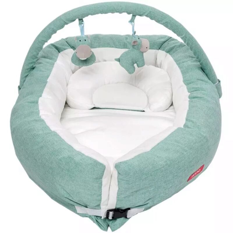 NIDO VERDE ONNA. PUERICULTURA Y COMPLEMENTOS PARA BEBES - PORTEO LACTANCIA ALMOHADA DE MOBILIARIO DECORACION . Color Verde. 